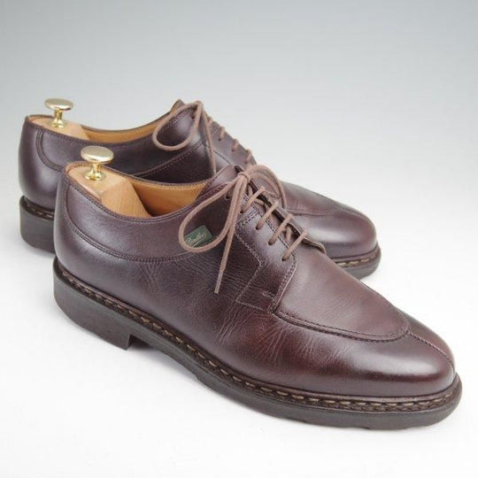 極上★パラブーツ SIZE 8【定価￥94,600-★アヴィニョン/AVIGNON】グリフソール/リスレザー/カフェ/CAFE/Uチップ/メンズ/Paraboot★m913