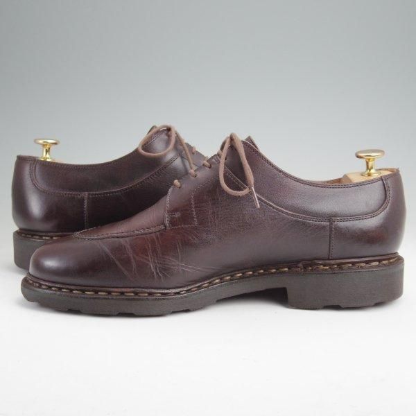 極上★パラブーツ SIZE 8【定価￥94,600-★アヴィニョン/AVIGNON】グリフソール/リスレザー/カフェ/CAFE/Uチップ/メンズ/Paraboot★m913