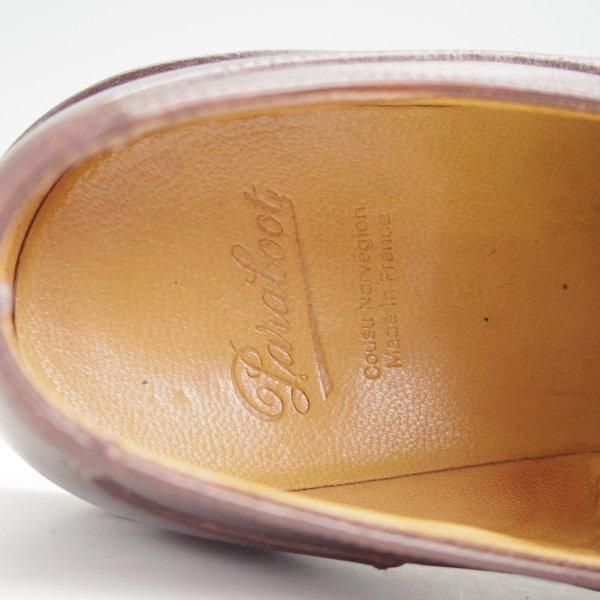 極上★パラブーツ SIZE 8【定価￥94,600-★アヴィニョン/AVIGNON】グリフソール/リスレザー/カフェ/CAFE/Uチップ/メンズ/Paraboot★m913