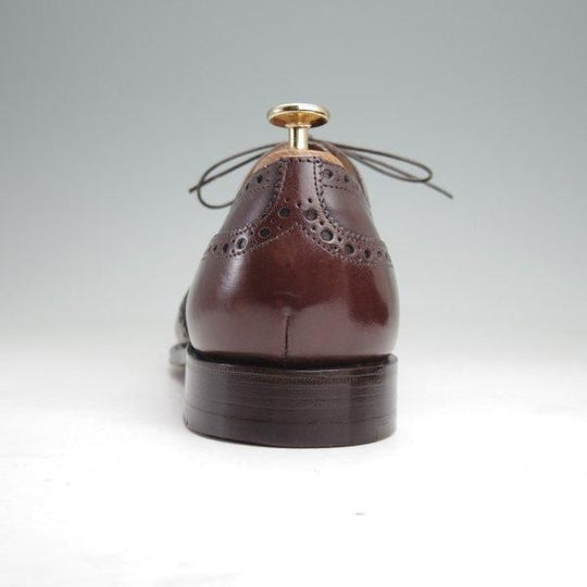 極美品★チャーチ 85F/UK8.5【現行定価￥176,000-★チェットウィンド/CHETWYND】173ラスト/フルブローグ/EBONY/濃茶/Church's★m915