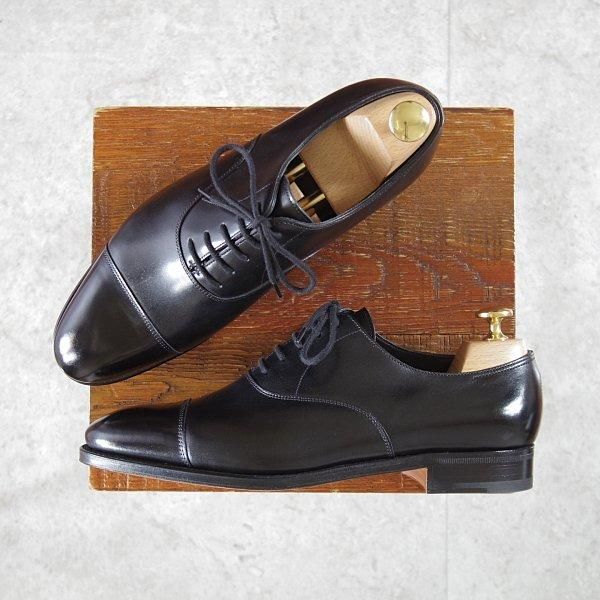 未使用★ジョンロブ 5E【注文価格￥274,560-★バイリクエスト品/オックスフォードカーフ仕様のCITY 2】7000ラスト/ストレートチップ★m916