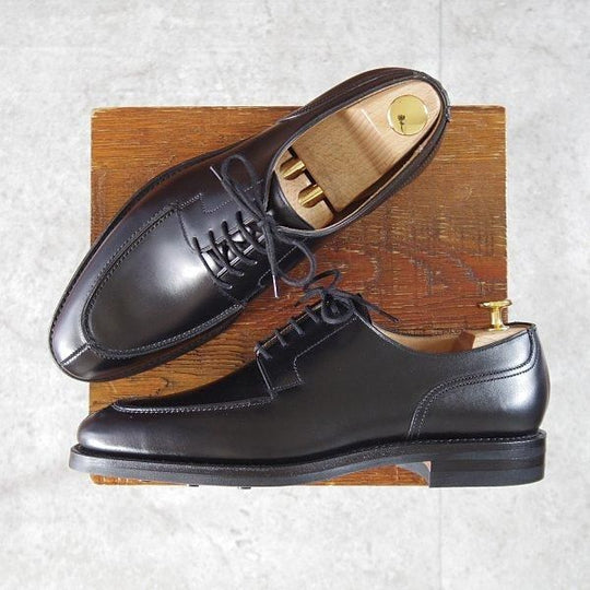 未使用★クロケット&ジョーンズ 6.5E【ダイナイトソール仕様★NEWPORT/341ラスト】ニューポート/Uチップ/カーフ/黒/Crockett&Jones★m941