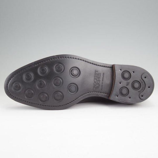 未使用★クロケット&ジョーンズ 6.5E【ダイナイトソール仕様★NEWPORT/341ラスト】ニューポート/Uチップ/カーフ/黒/Crockett&Jones★m941