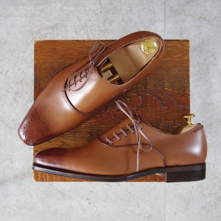 未使用★ユニオンインペリアル SIZE 6【ハンドソーンウェルテッド製法★サイドレース/U1104】カーフ/茶/メンズ/Union Imperial★m942
