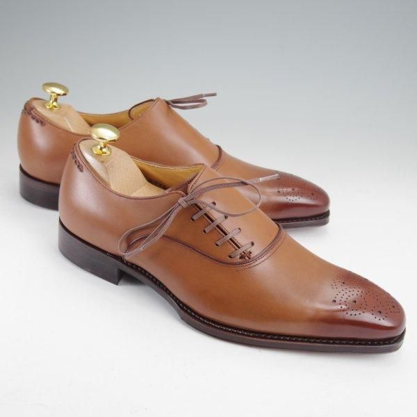 未使用★ユニオンインペリアル SIZE 6【ハンドソーンウェルテッド製法★サイドレース/U1104】カーフ/茶/メンズ/Union Imperial★m942