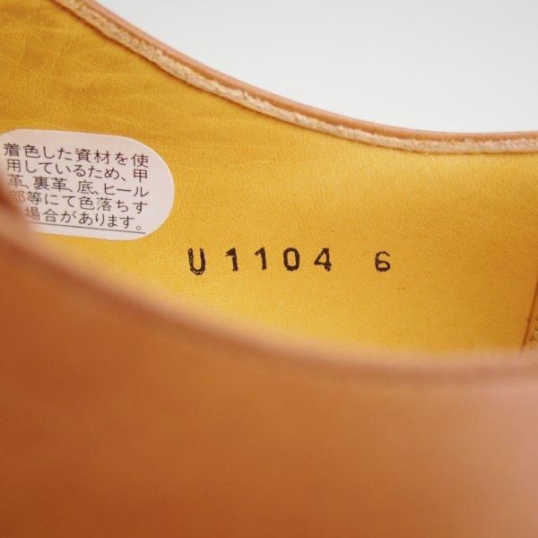 未使用★ユニオンインペリアル SIZE 6【ハンドソーンウェルテッド製法★サイドレース/U1104】カーフ/茶/メンズ/Union Imperial★m942