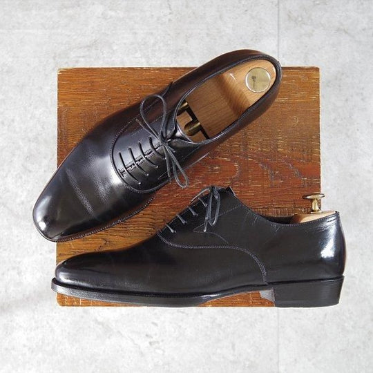極美品★(伊)エンツォ・ボナフェ SIZE 7【定価￥143,000-★ハンドソーンウェルテッド製法/DI COSIMO 2】ビームス別注/黒/Enzo Bonafe★m943