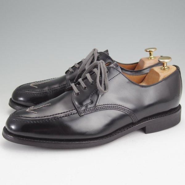 極美品★(英)SANDERS/サンダース SIZE 8【定価￥68,200-★ミリタリーコレクション/1137B/コマンドソール】Uチップ/266ラスト/黒★m948