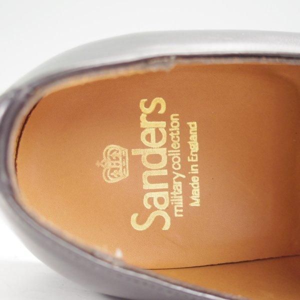 極美品★(英)SANDERS/サンダース SIZE 8【定価￥68,200-★ミリタリーコレクション/1137B/コマンドソール】Uチップ/266ラスト/黒★m948