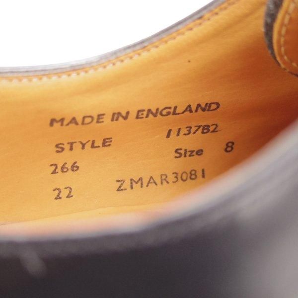 極美品★(英)SANDERS/サンダース SIZE 8【定価￥68,200-★ミリタリーコレクション/1137B/コマンドソール】Uチップ/266ラスト/黒★m948