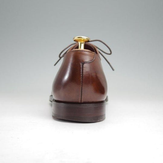 極上★クロケット&ジョーンズ 7.5E【現行定価10万円以上★KENT/ケント/341ラスト】ストレートチップ/カーフ/濃茶/Crockett&Jones★m949