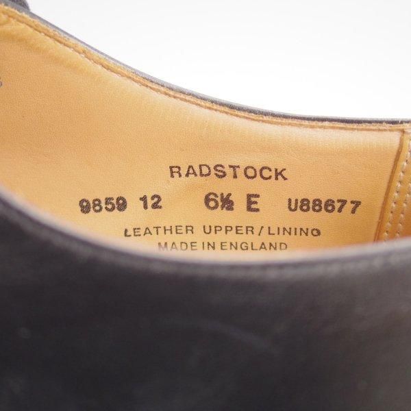 極上★クロケット&ジョーンズ 6.5E【現行定価10万円以上★ダイナイトソール仕様/RADSTOCK】ストレートチップ/黒/Crockett&Jones★m950