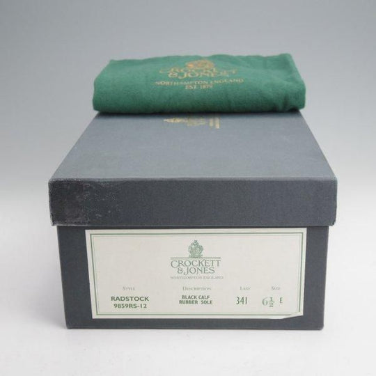 極上★クロケット&ジョーンズ 6.5E【現行定価10万円以上★ダイナイトソール仕様/RADSTOCK】ストレートチップ/黒/Crockett&Jones★m950