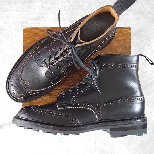 未使用★トリッカーズ SIZE 8.5【定価￥132,000-★クロムエクセルレザー仕様のMALTON/モールトン】2508/カントリーブーツ/Tricker's★m952