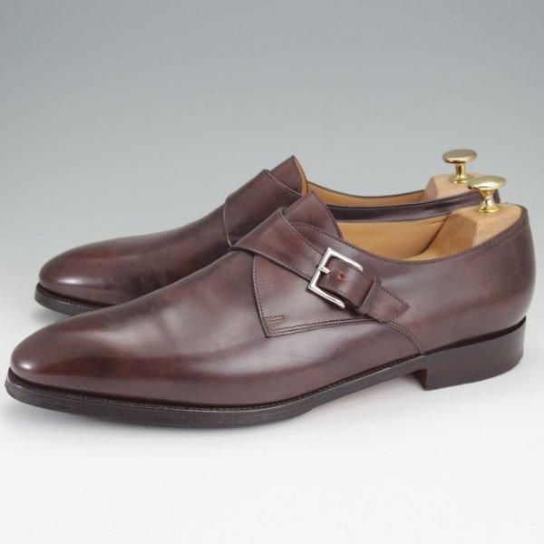 ジョンロブ/ASHILL/ミュージアムカーフ/モンクストラップ/7000ラスト