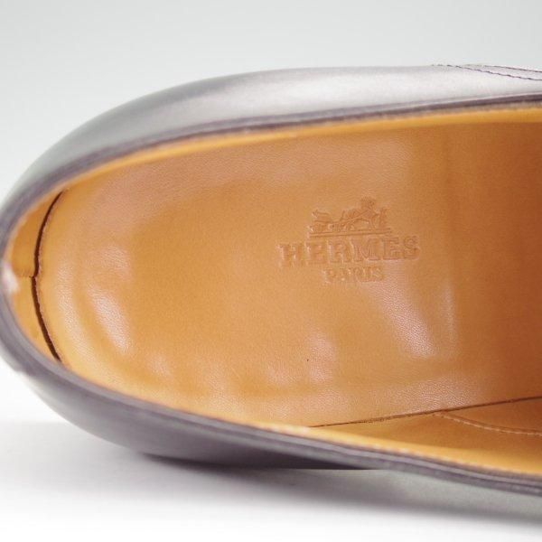 極上★ジョンロブ SIZE 41/UK7程度【貴重★エルメス別注/HERMES/ミュージアムカーフ】H103ラスト/JARVIS/黒/メンズ/JOHN LOBB★m955