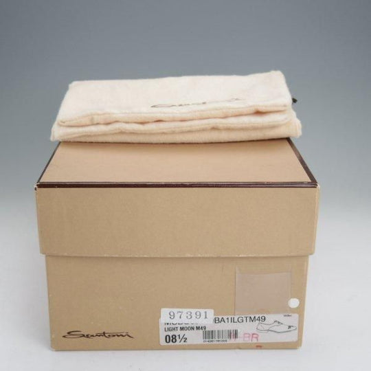 未使用★(伊)サントーニ SIZE 8.5【オックスフォードシューズ★9739/茶】カーフ/メンズ/Santoni★m961
