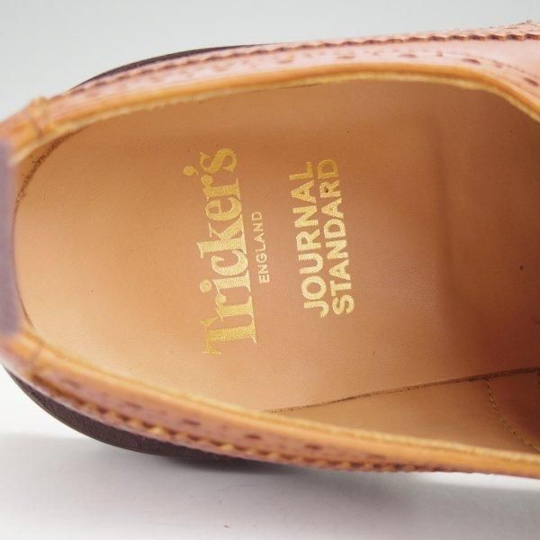 ほぼ試着程度★トリッカーズ SIZE 8.5【同系モデル定価￥132,000-★ジャーナルスタンダード別注/リッジウェイソール】茶/Tricker's★m964