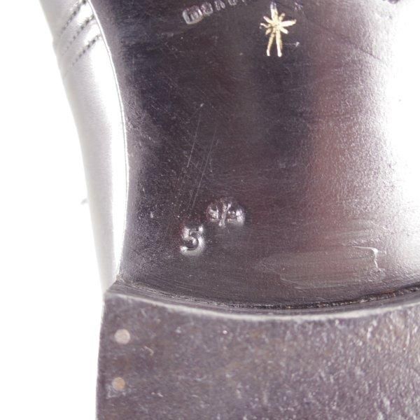 極美品★(仏)コルテ SIZE 5.5【現行定価￥253,000-★Arca/アルカ】プレーントゥ/Vフロント/カーフ/黒/メンズ/Corthay★m965