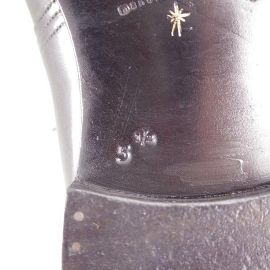 極美品★(仏)コルテ SIZE 5.5【現行定価￥253,000-★Arca/アルカ】プレーントゥ/Vフロント/カーフ/黒/メンズ/Corthay★m965