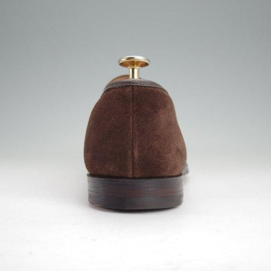 極上★クロケット&ジョーンズ 7E【現行定価10万円以上★BOSTON/ボストン】314ラスト/コインローファー/濃茶/Crockett&Jones★m966