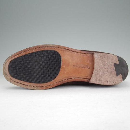 極上★クロケット&ジョーンズ 7E【現行定価10万円以上★BOSTON/ボストン】314ラスト/コインローファー/濃茶/Crockett&Jones★m966