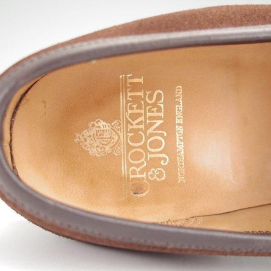 極上★クロケット&ジョーンズ 7E【現行定価10万円以上★BOSTON/ボストン】314ラスト/コインローファー/濃茶/Crockett&Jones★m966