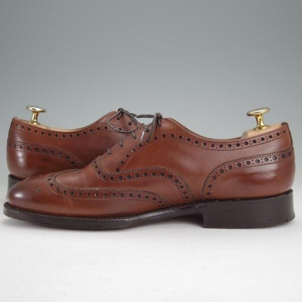 極美品★チャーチ 60F/UK6【貴重★Heritage COLLECTION/チェットウィンド同仕様】173ラスト/SANDRINGHAM/フルブローグ/茶/Church's★m967