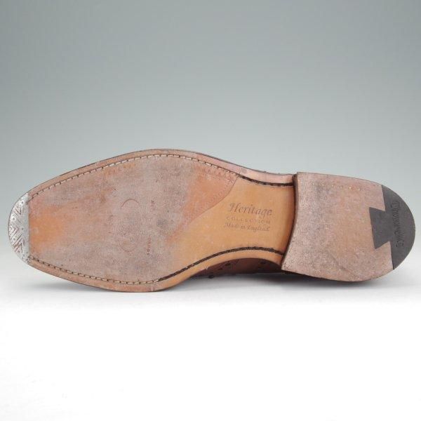 極美品★チャーチ 60F/UK6【貴重★Heritage COLLECTION/チェットウィンド同仕様】173ラスト/SANDRINGHAM/フルブローグ/茶/Church's★m967