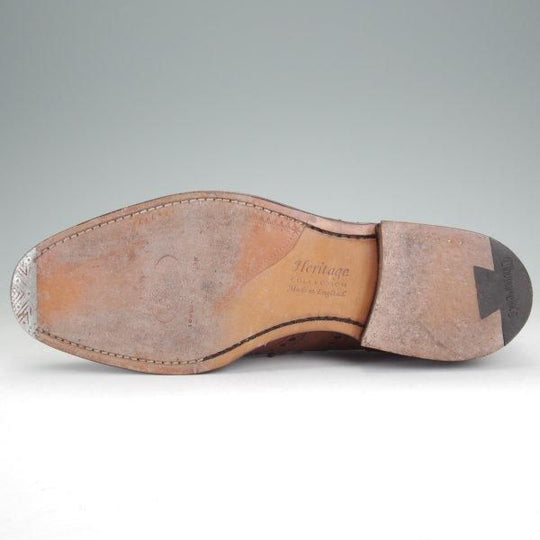 極美品★チャーチ 60F/UK6【貴重★Heritage COLLECTION/チェットウィンド同仕様】173ラスト/SANDRINGHAM/フルブローグ/茶/Church's★m967