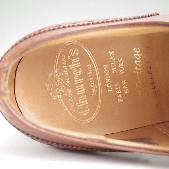 極美品★チャーチ 60F/UK6【貴重★Heritage COLLECTION/チェットウィンド同仕様】173ラスト/SANDRINGHAM/フルブローグ/茶/Church's★m967