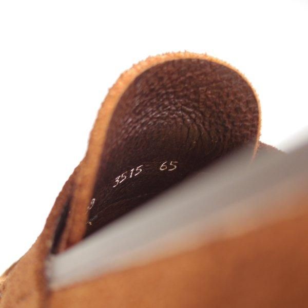 極上★Oriental/オリエンタル SIZE 6.5【貴重★クーズー(KUDU)革/ALBERS/コインローファー】419ラスト/スエード/濃茶/メンズ★m971