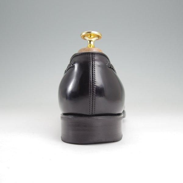 極上★三陽山長 SIZE 6.5【現行定価￥94,600-★鹿三郎/タッセルローファー】R2010Sラスト/カーフ/黒/ROKUSABURO/Sanyo Yamacho★m973