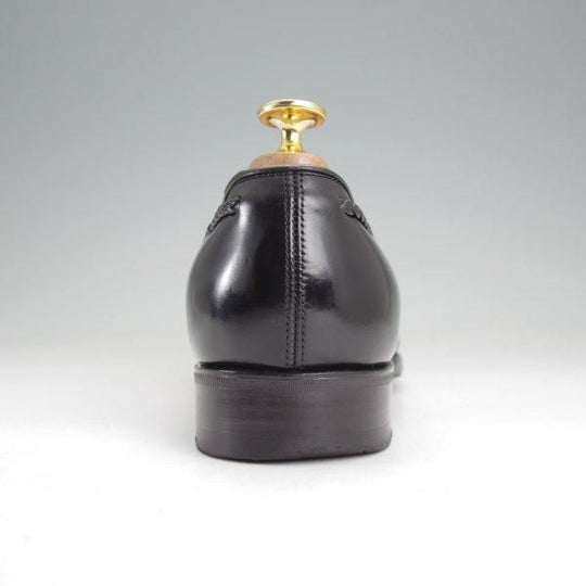 極上★三陽山長 SIZE 6.5【現行定価￥94,600-★鹿三郎/タッセルローファー】R2010Sラスト/カーフ/黒/ROKUSABURO/Sanyo Yamacho★m973