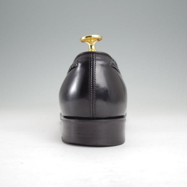 極上★三陽山長 SIZE 6.5【現行定価￥94,600-★鹿三郎/タッセルローファー】R2010Sラスト/カーフ/黒/ROKUSABURO/Sanyo Yamacho★m973