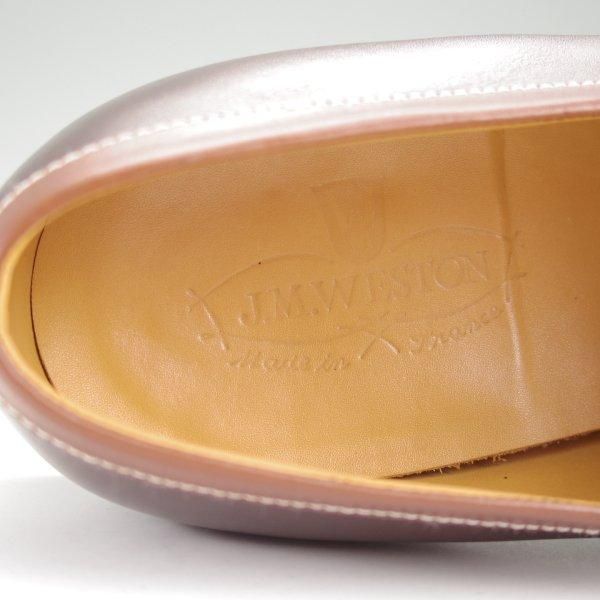 極美品★J.M.ウエストン 8.5D【現注文価格￥209,000〜★180/スペシャルオーダー品】コインローファー/茶/Weston/ウェストン★m976