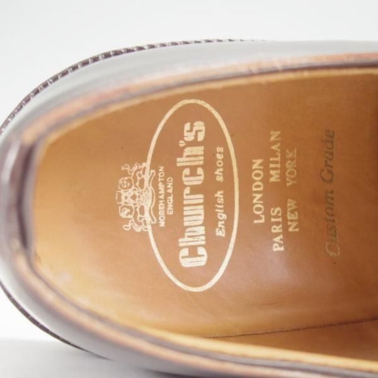 ★チャーチ 95G/UK9.5【定価￥181,500-★シャノン/SHANNON】103ラスト/プレーントゥ/ライトエボニー/濃茶/メンズ/Church's★m980