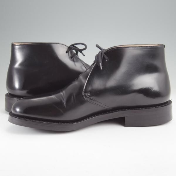 極美品★チャーチ 70G/UK7【モデル定価￥160,600-★ダイナイトソール仕様/RYDER 3/ライダー】81ラスト/チャッカブーツ/黒/Church's★m981