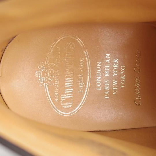 極美品★チャーチ 70G/UK7【モデル定価￥160,600-★ダイナイトソール仕様/RYDER 3/ライダー】81ラスト/チャッカブーツ/黒/Church's★m981