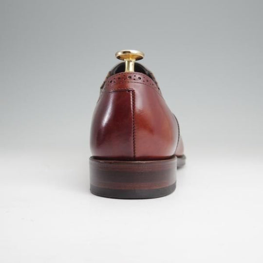 極美品★シェットランドフォックス SIZE 7【定価￥56,100-★サザーク/120F/レイジーマン】サイドエラスティック/茶/SHETLANDFOX★m987