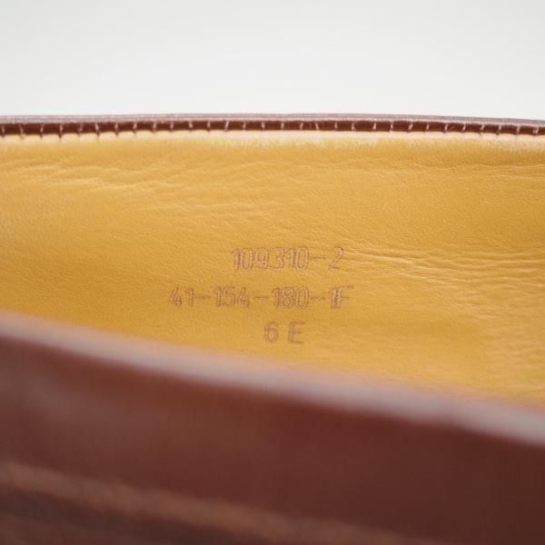 美品★J.M.ウエストン 6E【定価￥156,200-★180/コインローファー】41ラスト/ボックスカーフ/濃茶/Weston/ウェストン★m989