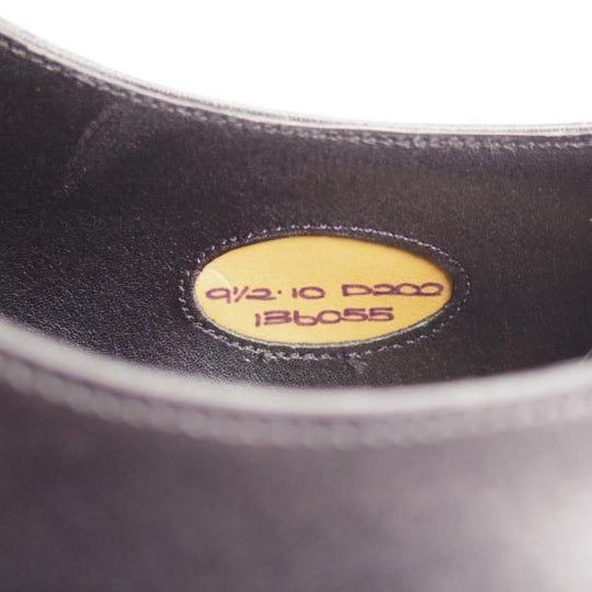 未使用★エドワードグリーン 9.5D【定価￥217,800-★チェルシー/CHELSEA/202ラスト】ストレートチップ/カーフ/黒/EDWARD GREEN★m990