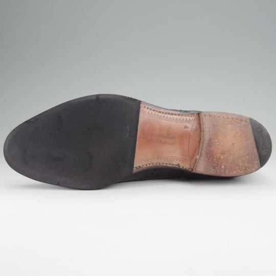 極上★チャーチ 90F/UK9【旧チャーチ★ブックバインダーカーフ/3都市ロゴ/HICKSTEAD】84ラスト/フルブローグ/黒/メンズ/Church's★m993