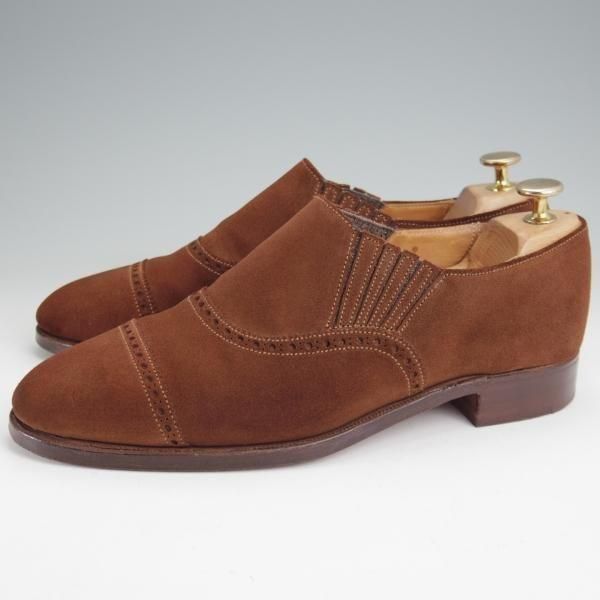 クロケット&ジョーンズ/ポールセン・スコーン別注/スエード/サイドエラ