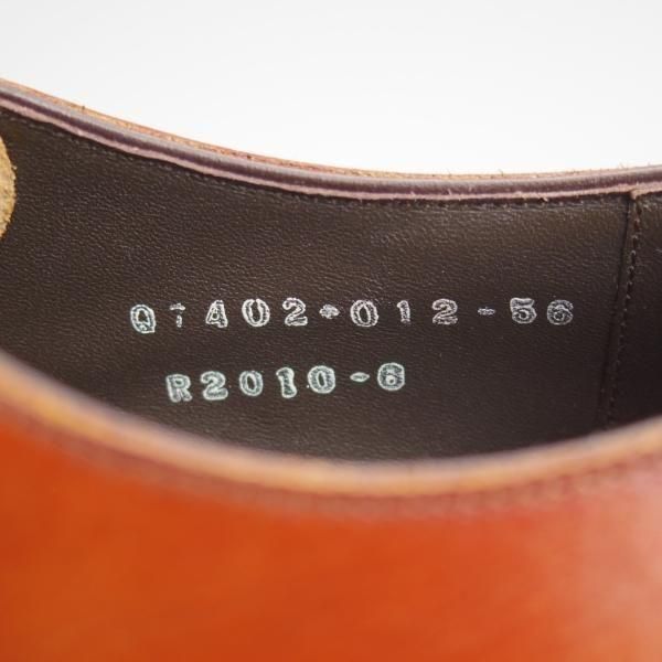 未使用★三陽山長 SIZE 6【定価￥91,300-★友二郎/R2010ラスト】ストレートチップ/カーフ/茶/メンズ/TOMOJIRO/Sanyo Yamacho★m999