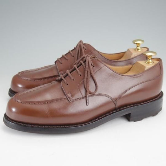 美品★J.M.ウエストン 6.5C【定価￥176,000-★ゴルフ/GOLF】641/31ラスト/Uチップ/ボックスカーフ/TAN/タン/茶/Weston/ウェストン★n001