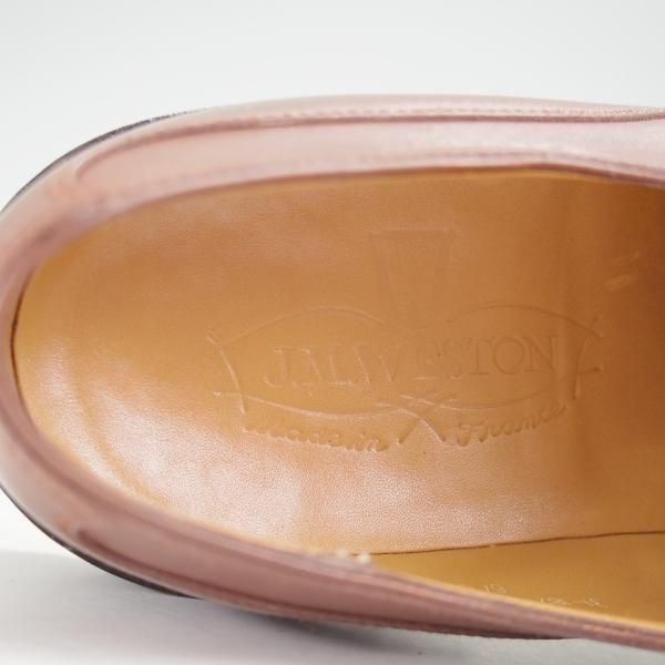 美品★J.M.ウエストン 6.5C【定価￥176,000-★ゴルフ/GOLF】641/31ラスト/Uチップ/ボックスカーフ/TAN/タン/茶/Weston/ウェストン★n001