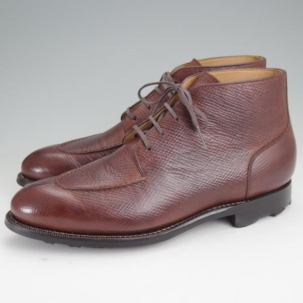 極美品★MIYAGI KOGYO(宮城興業) SIZE 5【スキンステッチ仕様★(米)ホーウィン社のハッチグレイン/リッジウェイソール】濃茶/メンズ★n003
