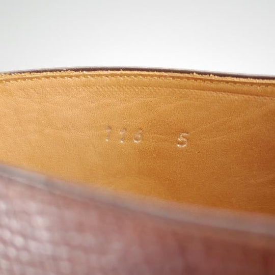極美品★MIYAGI KOGYO(宮城興業) SIZE 5【スキンステッチ仕様★(米)ホーウィン社のハッチグレイン/リッジウェイソール】濃茶/メンズ★n003