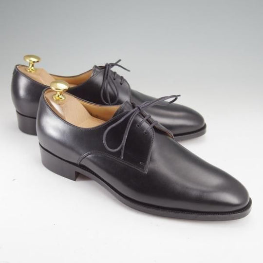 未使用★Oriental/オリエンタル SIZE 5【定価￥68,200-★プレーントゥ/3004】Vフロント/7965ラスト/ボックスカーフ/黒/メンズ★n004